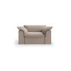 Nomad couch: loveseat, sneak, beige
