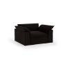Nomad couch: loveseat, royal velvet, espresso - Image 2
