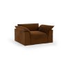Nomad couch: loveseat, royal velvet, caramel - Image 2