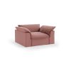 Nomad couch: loveseat, linen, dusty rose - Image 2