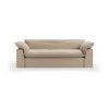 Nomad couch: 244cm, knotted, beige