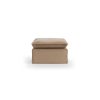 Nomad couch: hocker, knotted, sand