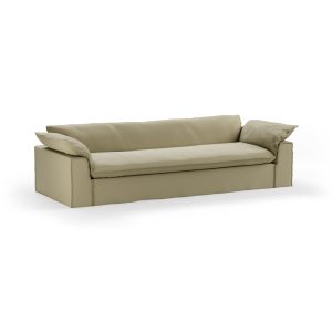 Alternative view of Nomad couch: 305cm, knotted, sage