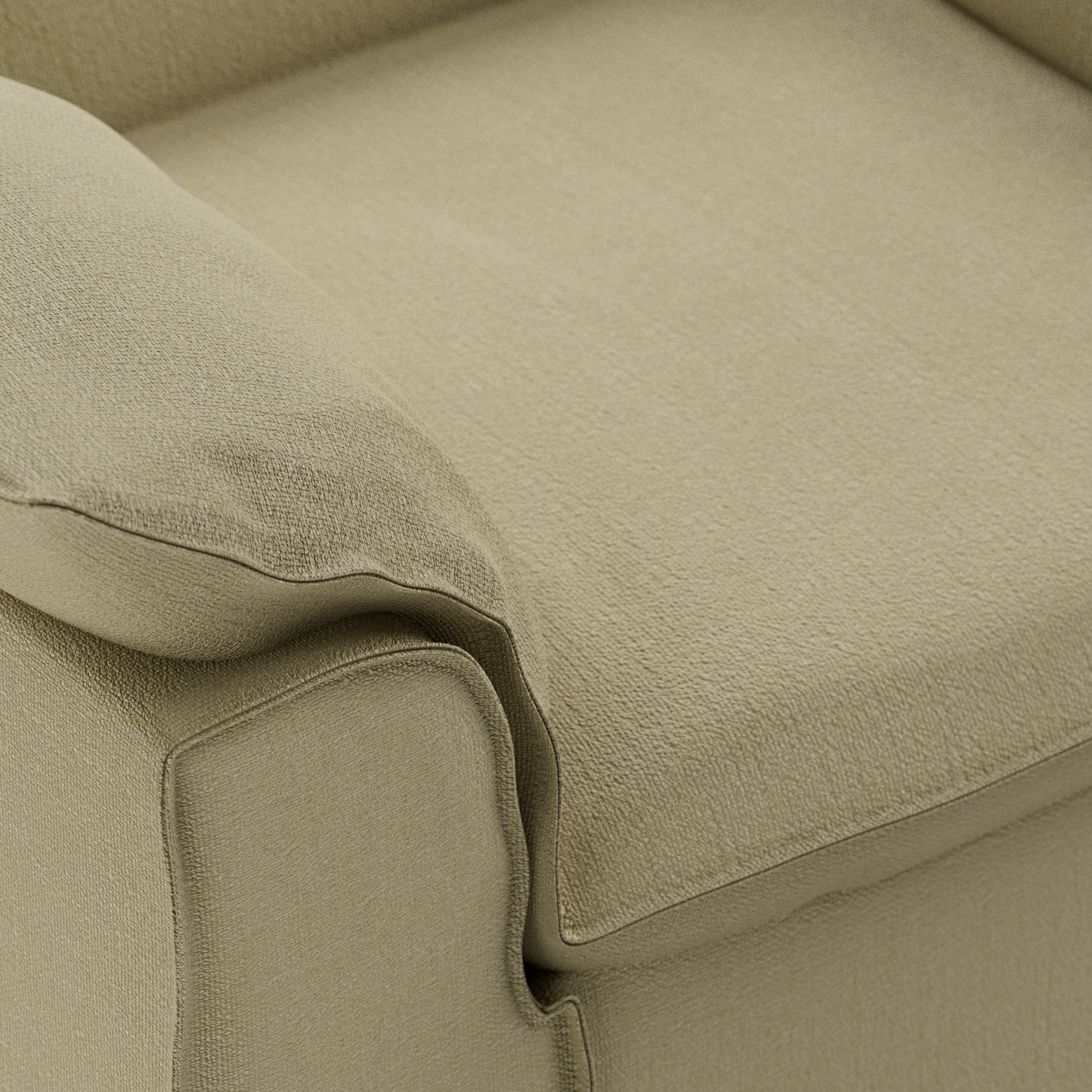 Nomad couch cover: loveseat, knotted, sage - Image 4