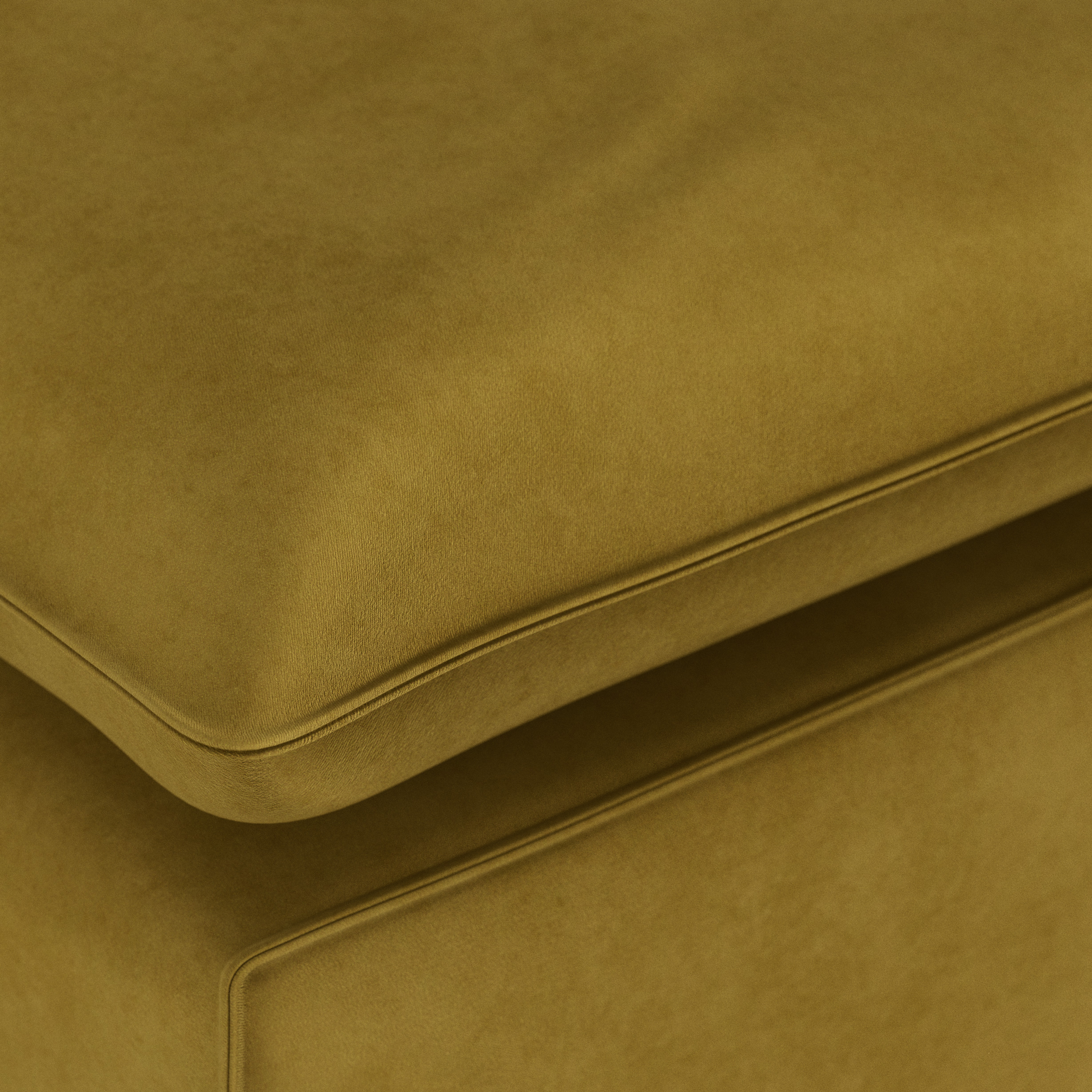 Nomad couch: hocker, royal velvet, thai curry - Image 3