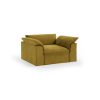 Nomad couch: loveseat, royal velvet, thai curry - Image 2