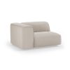 FLAKE couch: element left 1,5-seat, cosy, beige - Image 2