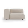 FLAKE couch: element left 1,5-seat, cosy, beige