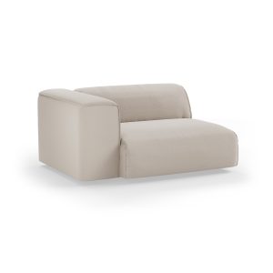 Alternative view of FLAKE couch: element left XL, cosy, beige