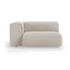 FLAKE couch: element left XL, cosy, beige