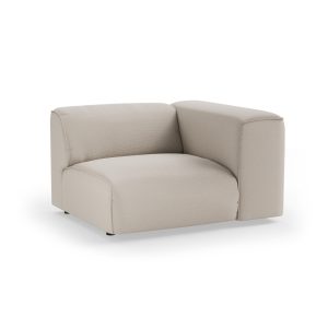 Alternative view of FLAKE couch: element right, cosy, beige