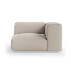 FLAKE couch: element right, cosy, beige