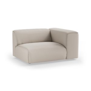 Alternative view of FLAKE couch: element right 1,5-seat, cosy, beige