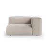 FLAKE couch: element right 1,5-seat, cosy, beige