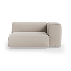 FLAKE couch: element right XL, cosy, beige