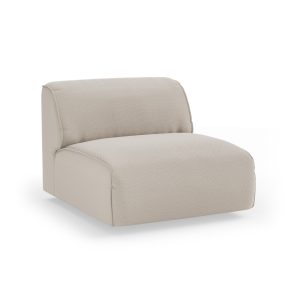 Alternative view of FLAKE couch: element middle, cosy, beige