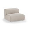 FLAKE couch: element middle 1,5-seat, cosy, beige - Image 2