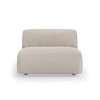 FLAKE couch: element middle 1,5-seat, cosy, beige