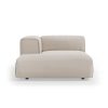 FLAKE couch: element left divan, cosy, beige