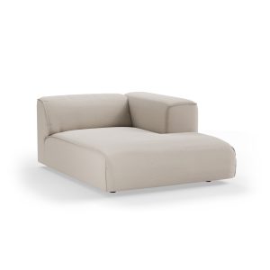 Alternative view of FLAKE couch: element right divan, cosy, beige