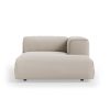 FLAKE couch: element right divan, cosy, beige