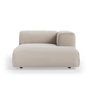 FLAKE couch: element right divan, cosy, beige