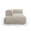 FLAKE couch: element left longchair, cosy, beige
