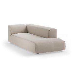 Alternative view of FLAKE couch: element right longchair, cosy, beige