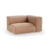 FLAKE couch: element right 1,5-seat, corduroy rib, brown - Image 2