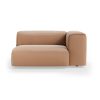 FLAKE couch: element right XL, corduroy rib, brown