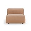 FLAKE couch: element middle, corduroy rib, brown