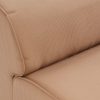 FLAKE couch: element middle XL, corduroy rib, brown - Image 3