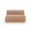 FLAKE couch: element middle XL, corduroy rib, brown