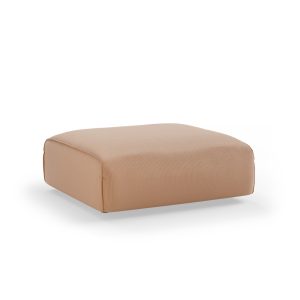 Alternative view of FLAKE couch: element hocker, corduroy rib, brown