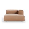FLAKE couch: element right divan, corduroy rib, brown