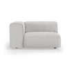 FLAKE couch: element left 1,5-seat, corduroy rib, cream