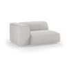 FLAKE couch: element left XL, corduroy rib, cream - Image 2