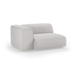 Alternative view of FLAKE couch: element left XL, corduroy rib, cream