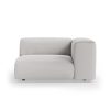 FLAKE couch: element right 1,5-seat, corduroy rib, cream