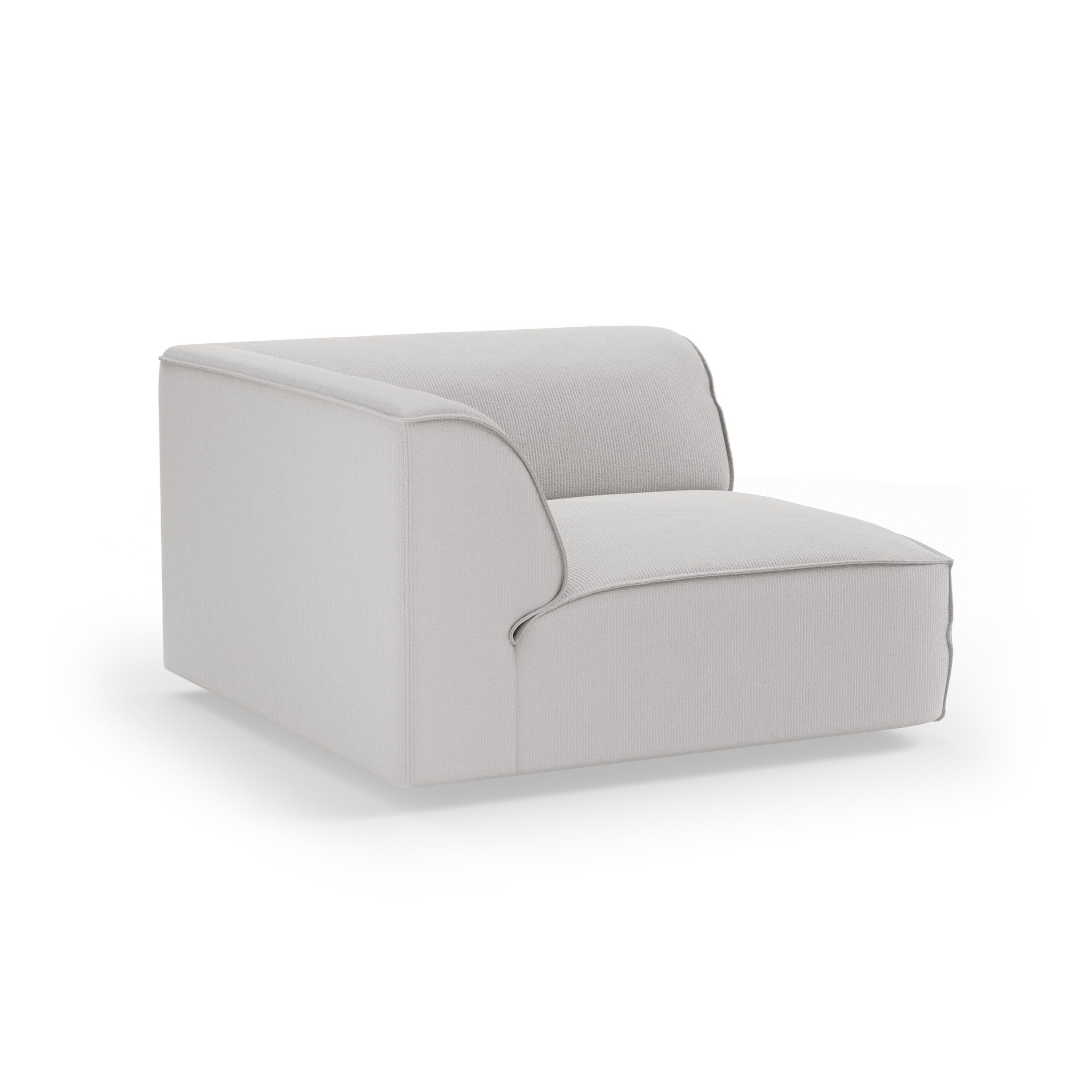 FLAKE couch: element corner, corduroy rib, cream - Image 2