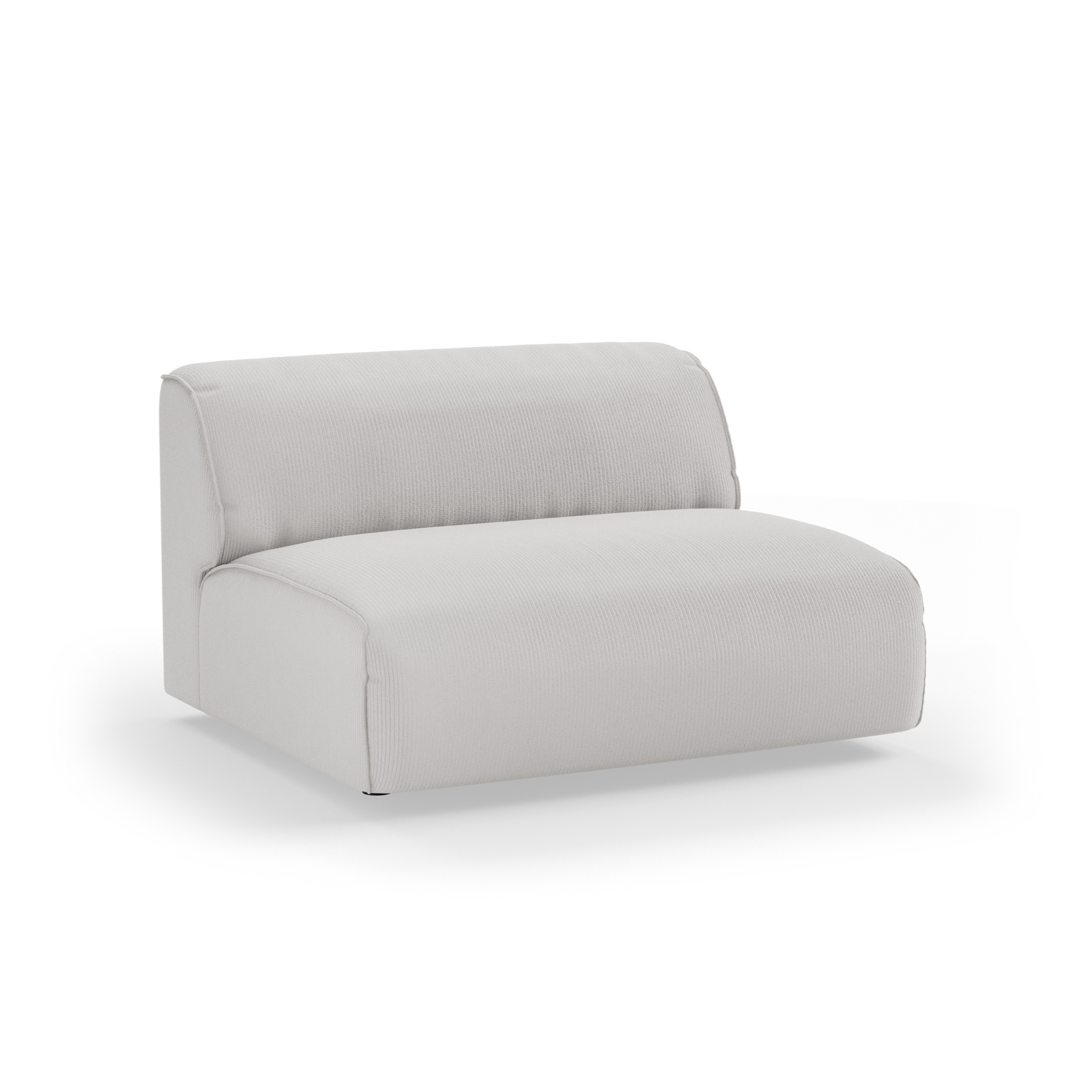 FLAKE couch: element middle XL, corduroy rib, cream - Image 2