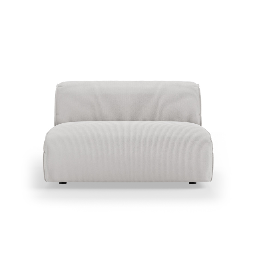 FLAKE couch: element middle XL, corduroy rib, cream
