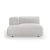 FLAKE couch: element left divan, corduroy rib, cream