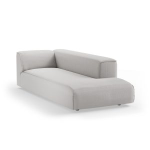 Alternative view of FLAKE couch: element right longchair, corduroy rib, cream