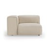 FLAKE couch: element left, corduroy rib, hay