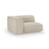FLAKE couch: element left 1,5-seat, corduroy rib, hay - Image 2