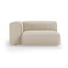 FLAKE couch: element left XL, corduroy rib, hay