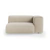 FLAKE couch: element right XL, corduroy rib, hay