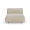 FLAKE couch: element middle, corduroy rib, hay