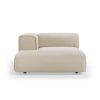 FLAKE couch: element left divan, corduroy rib, hay